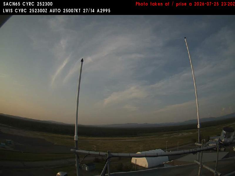 Caméra météo NAV CANADA CYRC — Vue Nord
